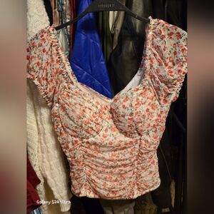 💲Moa Moa Sweetheart Crop Top Sz L